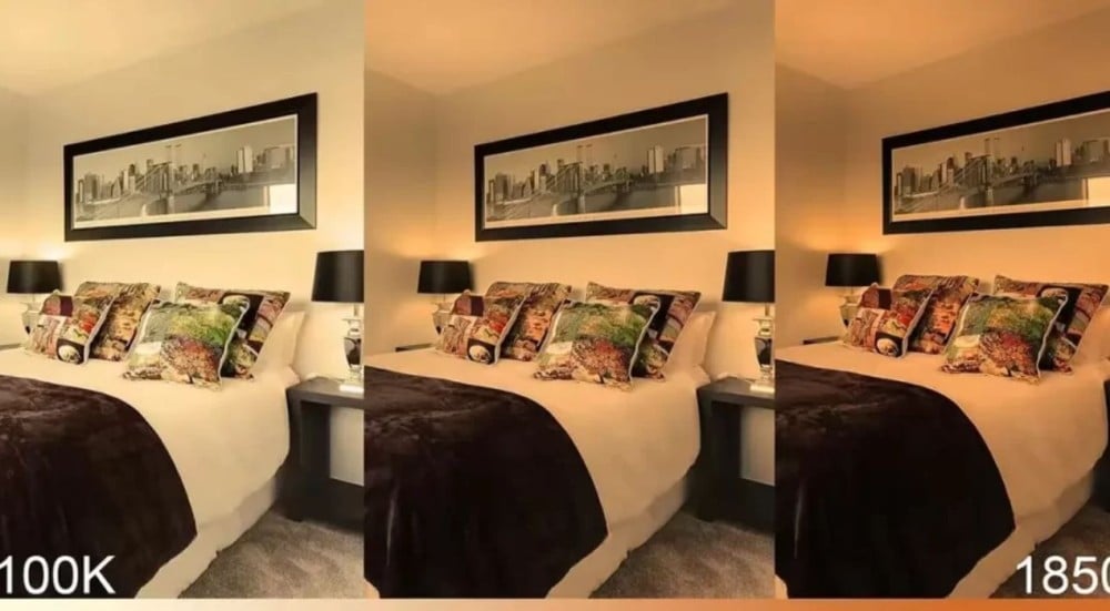 درجات الإضاءة بالكلفن