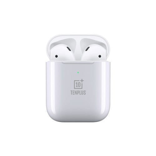 سماعة بلوتوث شبيه ابل من TENPLUS-ابيض T3433