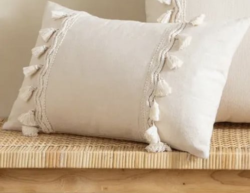غطا وسادة بطابع بوهيمي مقاس 50x30