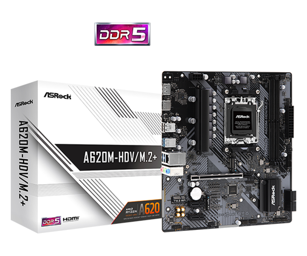 ASRock Motherboard A620M-HDV/M.2+