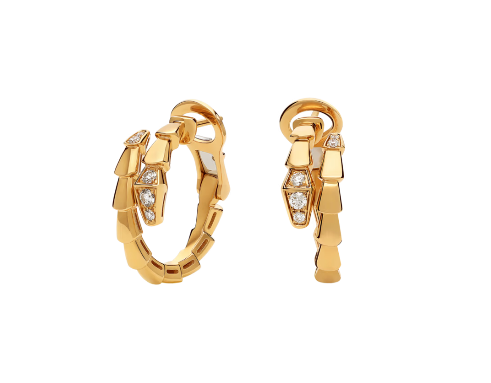 حلق Serpenti هاف دايموند من بولغري