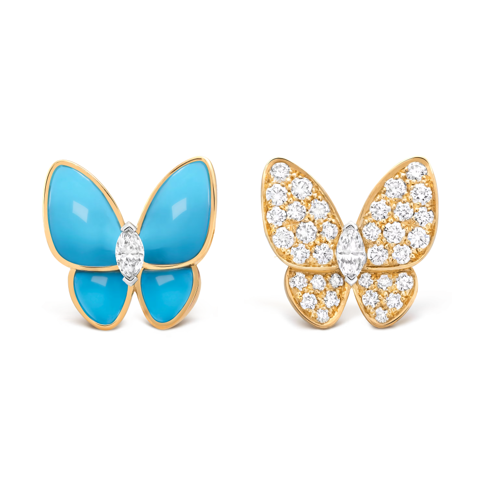 حلق Two Butterfly من فان كليف