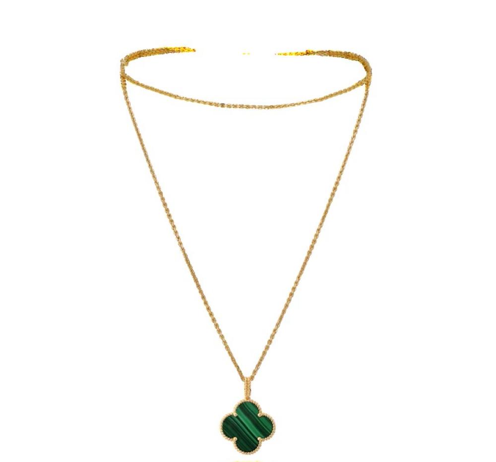 عقد فنتيج الهامبرا حجر الملاكيت من فان كليف