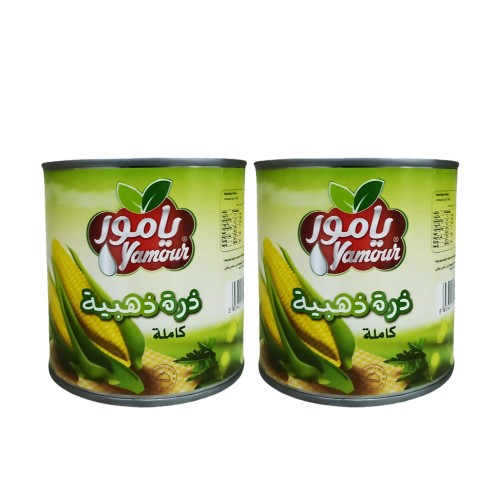 عدد 2 حبة ذرة ذهبية يامور 340 جرام