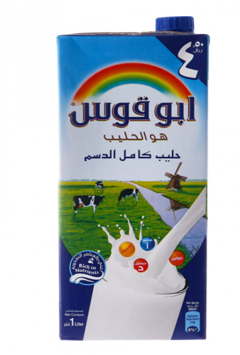 حليب أبو قوس كامل الدسم - نكهة غنية وفوائد صحية في...
