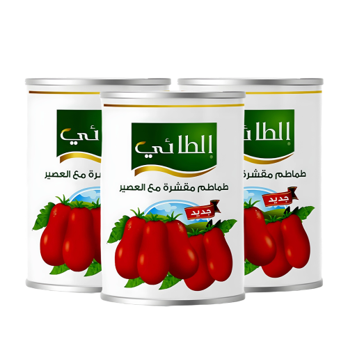 عدد 3 حبات طماطم مقطعة الطائي 400 جرام