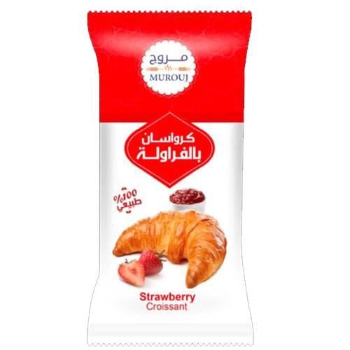 كرواسان فراولة مروج - طعم الفواكه اللذيذ في 65 جرا...