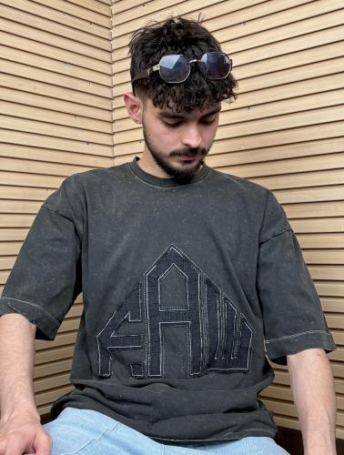 تيشرت خامه مغسوله