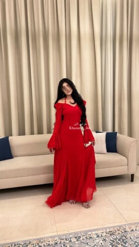 فستان فاتن أحمر