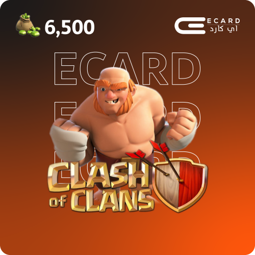 شحن 6500 الماسة كلاش اف كلانس | Clash Of Clans