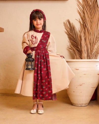 فستان شالكي رمضان للاطفال بالاسم