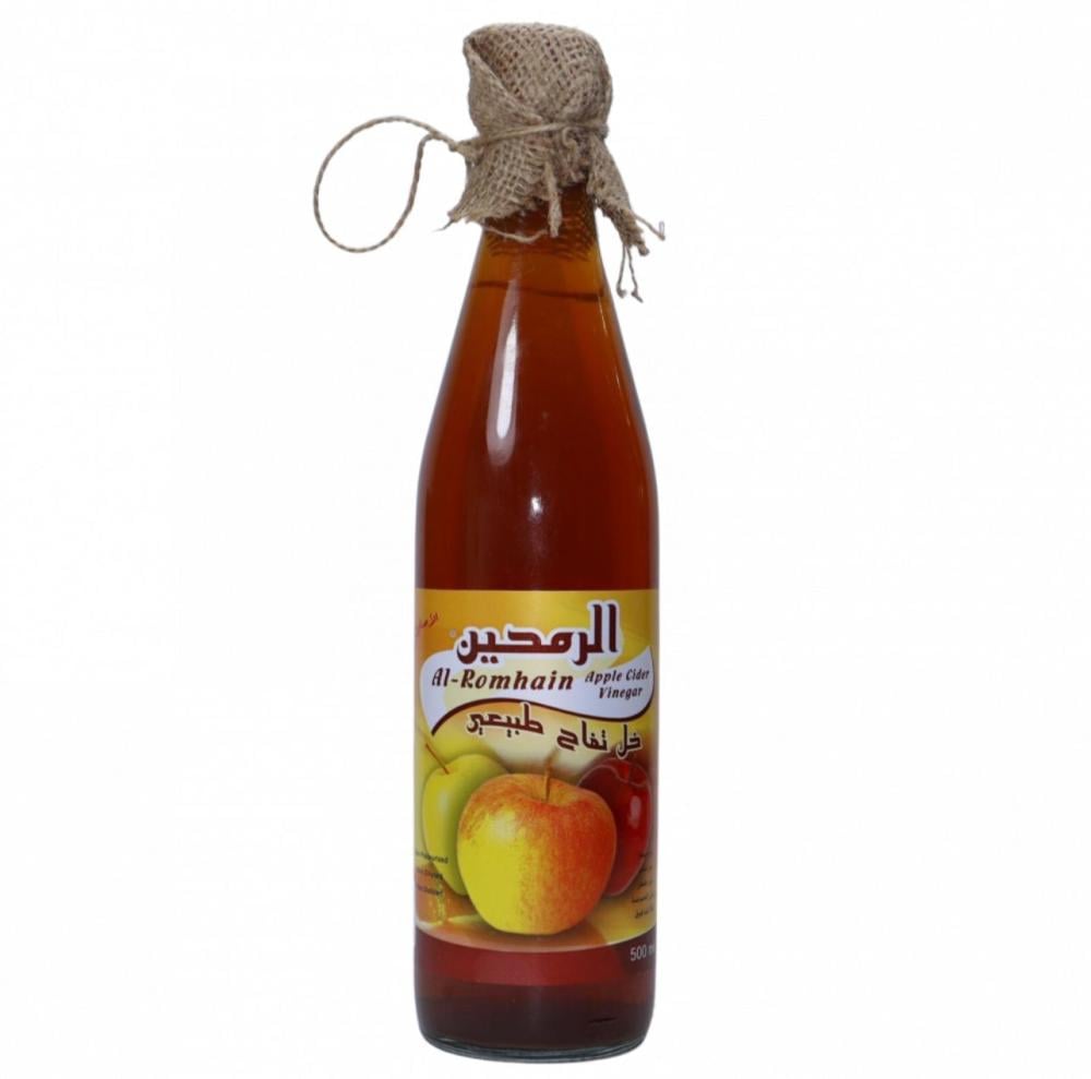 خل التفاح الرمحين طبيعي 300 مل
