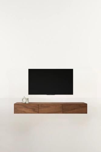 Tv table on wall