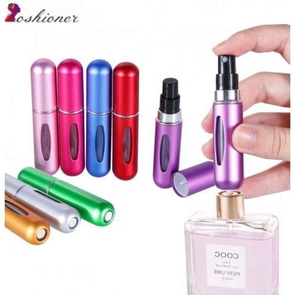 Refillable Spray Mini Perfume Bottle 5ml-Red متجر خبير شوب