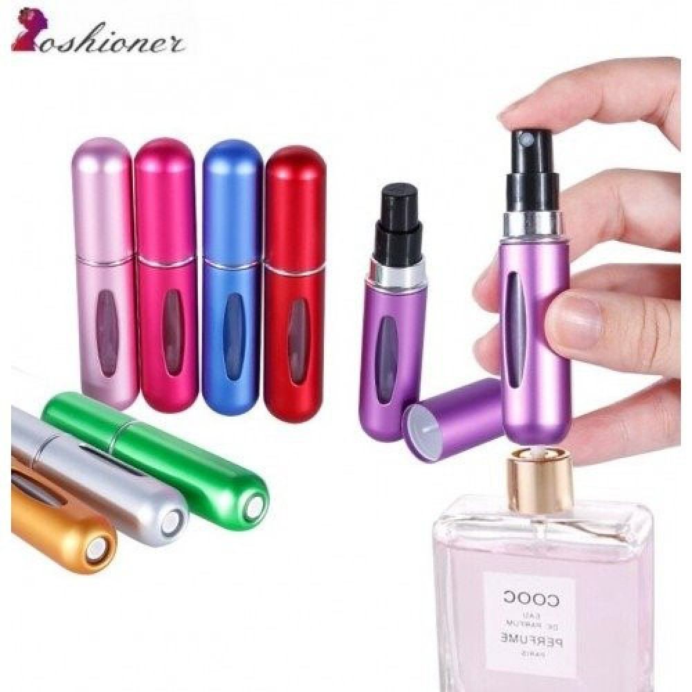 Refillable Spray Mini Perfume Bottle 5ml Rose متجر الخبير شوب