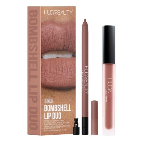 هدى بيوتي | مجموعة بومبشل الشفاه القيمة Huda Beauty | Bombshell Lip Duo Set