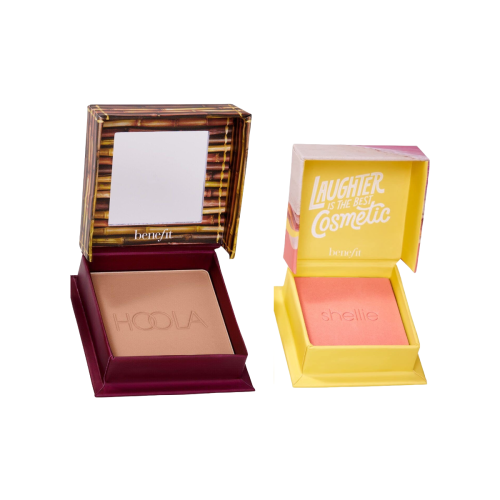 بنفت | مجموعة برونزر هولا وبلشر شيلي Benefit | Full size Hoola Bronzer + Mini Shellie Blusher