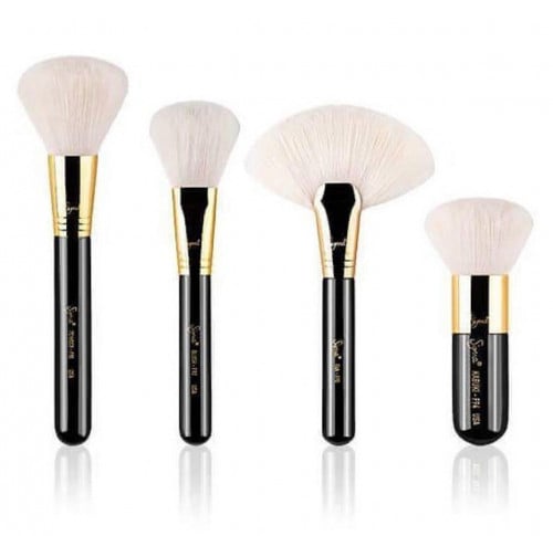 سيجما | مجموعة 4 فرش وجه وجسم بطلاء الذهب عيار 18