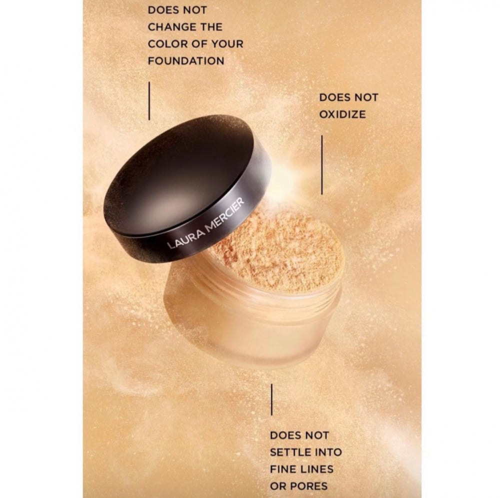 لورا مرسييه | بودرة تثبيت سائبة شفافة - هوني Laura Mercier | Translucent Loose Setting Powder