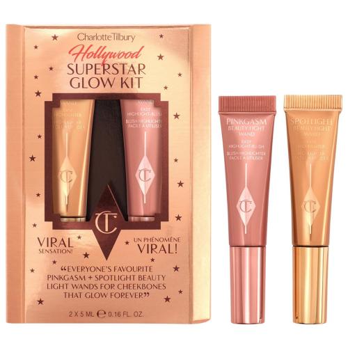 شارلوت تلبري | مجموعة هوليوود سوبر ستار قلو CHARLOTTE TILBURY | Mini Hollywood Superstar Glow Kit