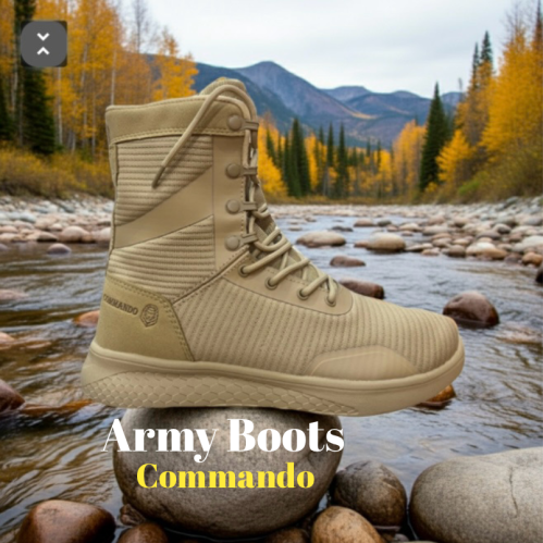 حذاء بسطار عسكري كوماندو  Army Boots 144-0010