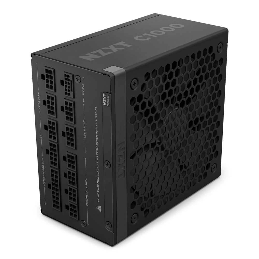 باور سبلاي NZXT C1000 Gold (1000 W) – طاقة ذهبية كاملة مودولار