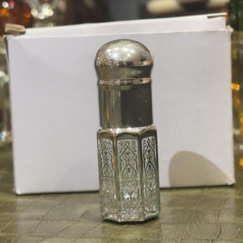 درزن ربع توله كرستال فاخر ميل زجاج - فضي