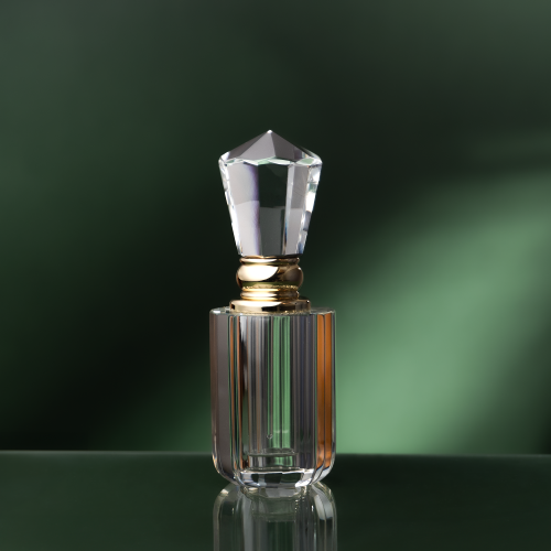 نص تولة كرستال بوهيمي فاخر مطعّم باللون الذهبي 6 مل غرام