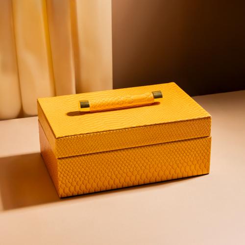 بوكس فاخر ملبس بجلد فاخر كبير