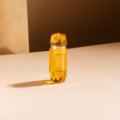 كرستال فاخر   اصفر اللون ربع توله 3 مل