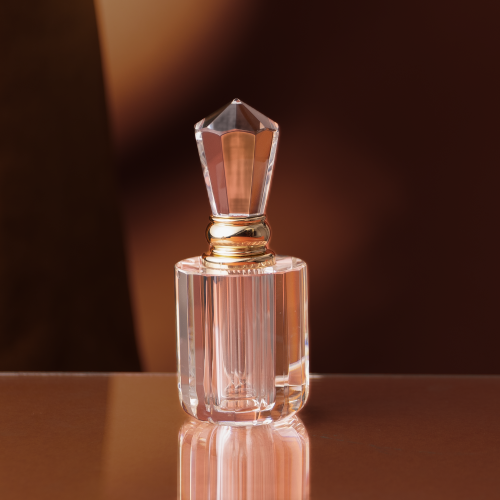 تولة كرستال بوهيمي فاخر مطعّم باللون الذهبي 12 مل غرام