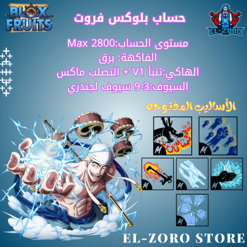 حساب بلوكس فروت برق