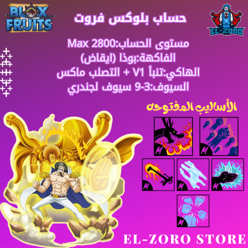 حساب بلوكس فروت بوذا