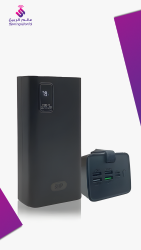 بطارية متنقلة 40000 ( PD 22.5W+4 USB)مع شاشة