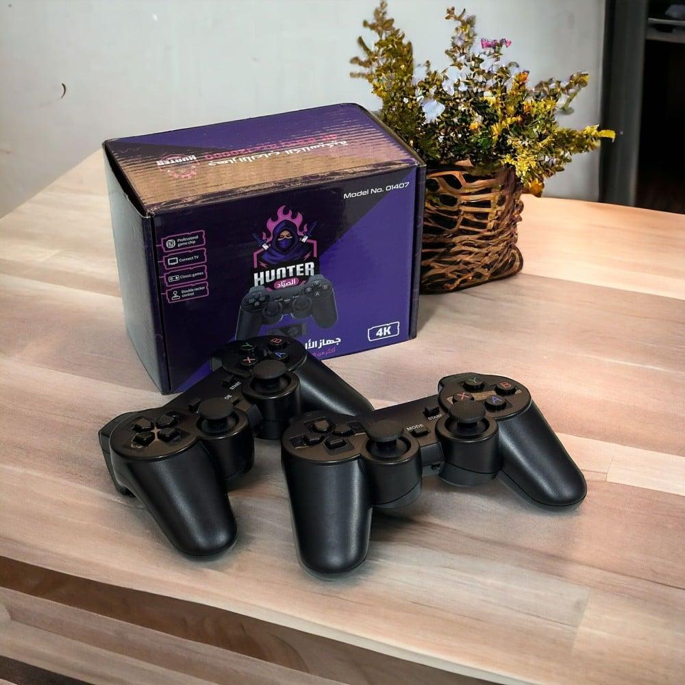 جهاز تشغيل العاب الفيديو الرقمية العاب الطيبين منفذ HDMI مع ازرار التحكم اللاسلكية (64G) نسخة الصياد