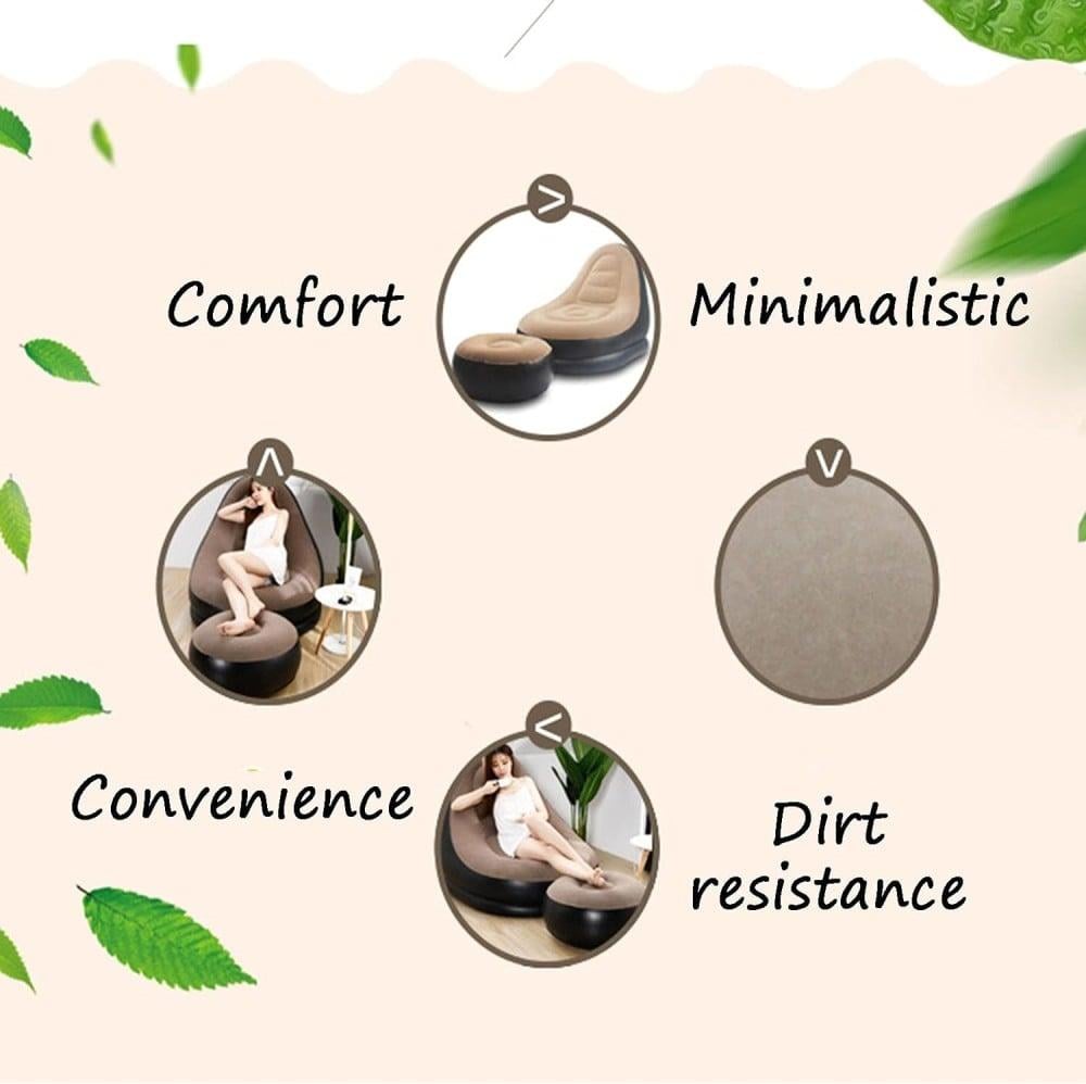 كرسي هوائي قابل للنفخ و الاسترخاء