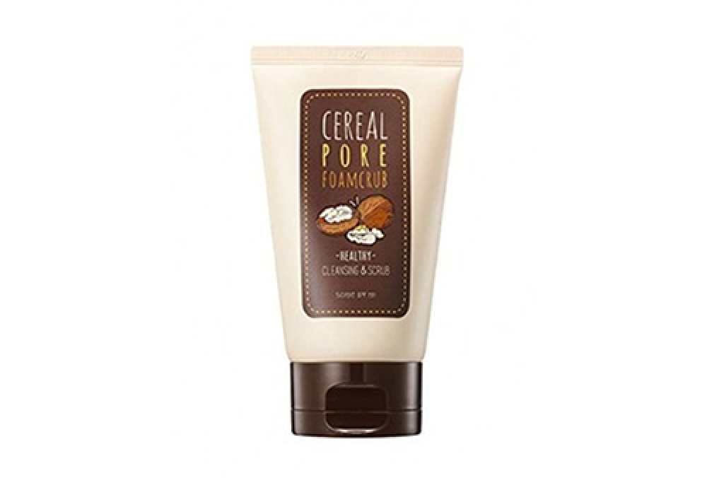 Cereal cleanser and scrub