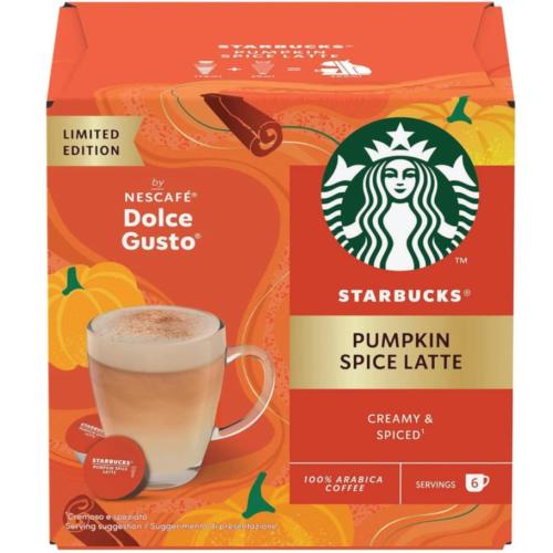 كبسولات بمبكين سبايس لاتيه - 12 كبسولة (6 حليب + 6 قهوة) | تجربة قهوة كريمية بنكهة اليقطين والقرفة