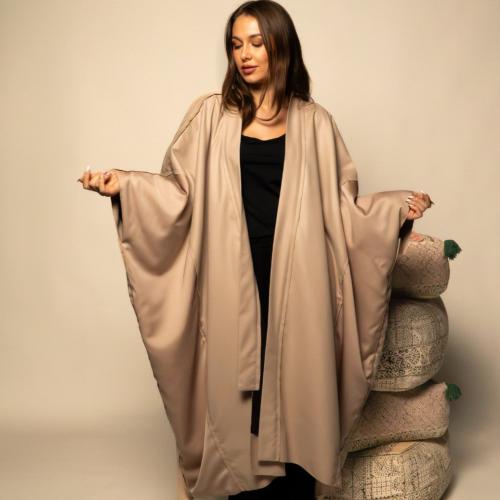 Beige Bisht