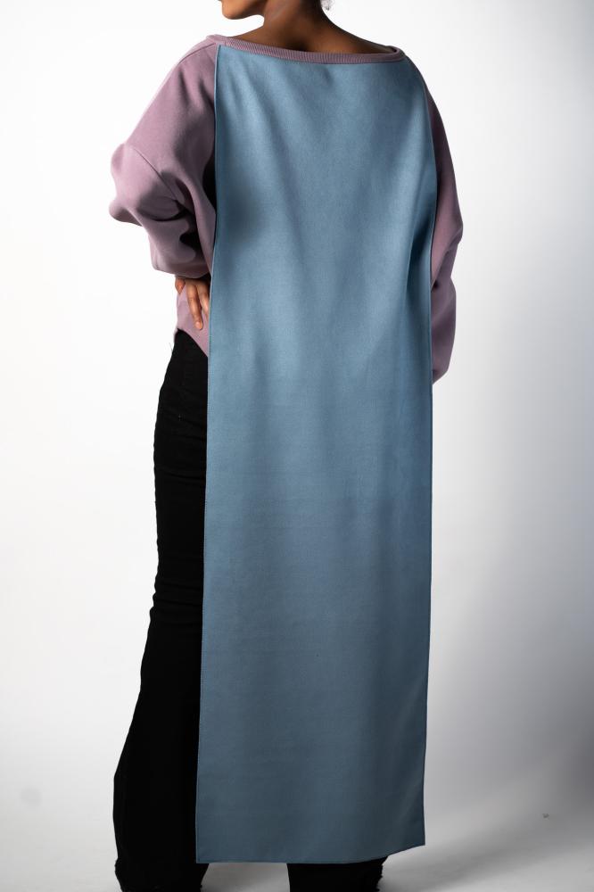 海外最新 Scarf AY7 - Lilac Neck Boat Sweater ニット/セーター