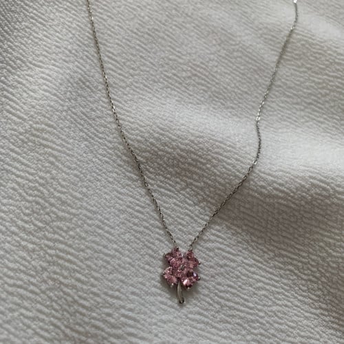 سلسال فضة وردة وردي