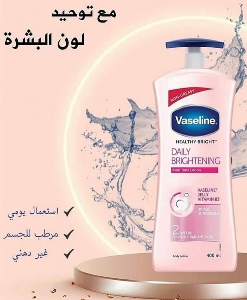 فازلين لوشن الوردي موحد لون الجسم الاصلي 400مل