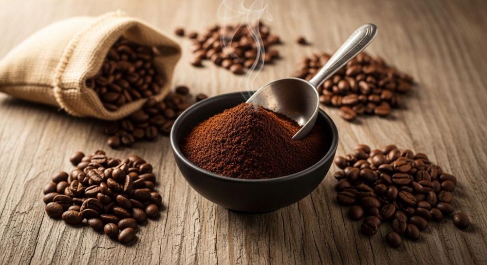 سر القهوة الطازجة