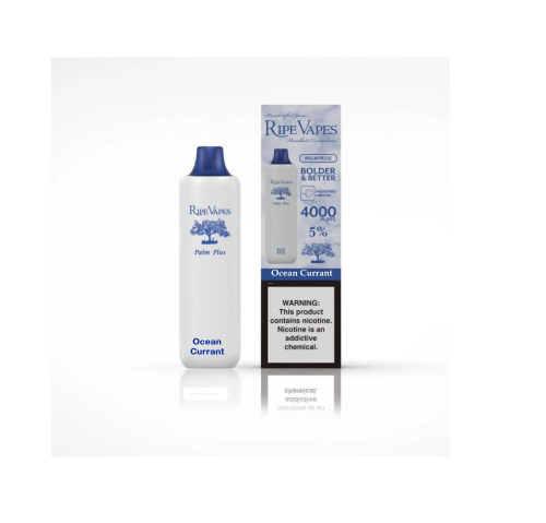 RIPE VAPES PALM PLUS Ocean Currant 4000 Puffs 50mg Disposable