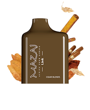 سحبة جاهزة سيجار Mazaj Link Pod Cigar Blends 8500 Puffs 50MG Disposable