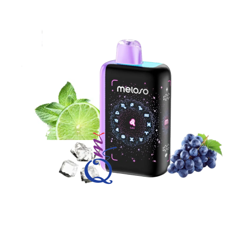 سحبة جاهزة عنب حامض ايس GEEK BAR MELOSO Sour Grape Ice 30000 Puffs Disposable