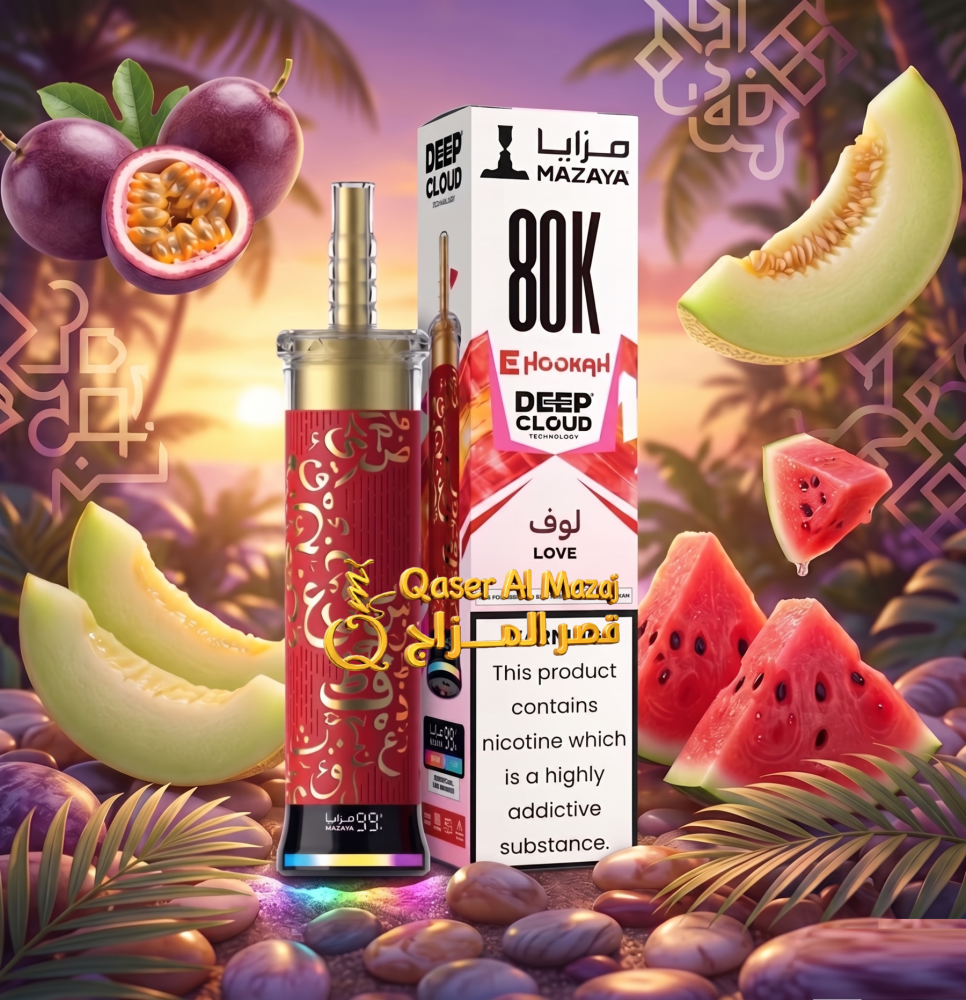 Mazaya Deep Cloud NOVA Love 80000 Puffs Disposable - قصر المزاج QM