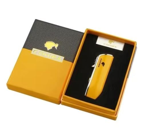 Cohiba Cigar Jet Lighter Classic Yellow