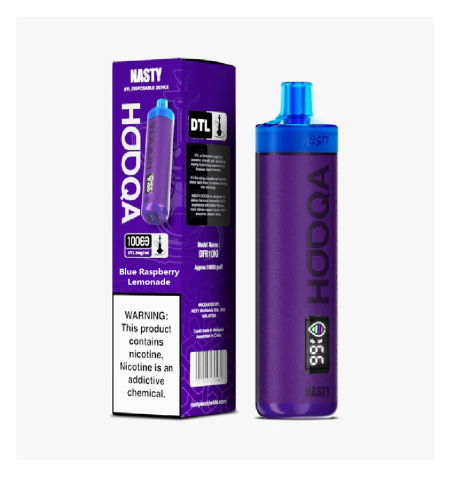 NASTY HOOQA Blue Raspberry Lemonade 10000 Puffs Disposable