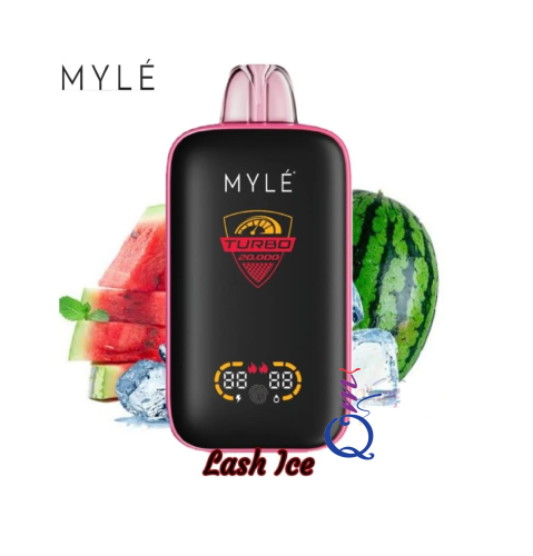 سحبة جاهزة مايلي لوش أيس MYLÉ Turbo Lush Ice 20000 Puffs Disposable